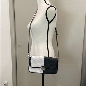 NWOT Michael Kors Black and White Crossbody Bag